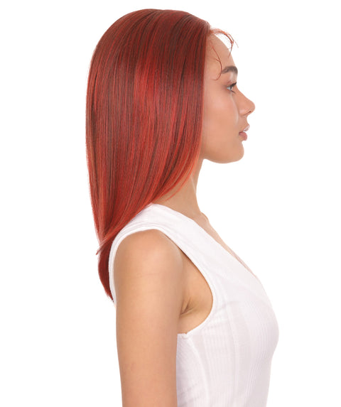 Gabriella Copper and Red Blend Lace Wig