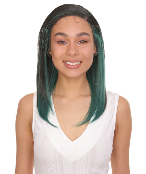 Gabriella Green Blend Lace Wig