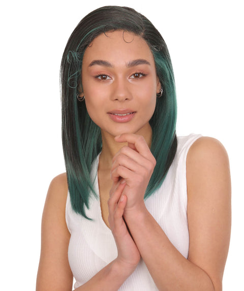 Gabriella Green Blend Lace Wig