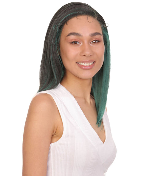 Gabriella Green Blend Lace Wig