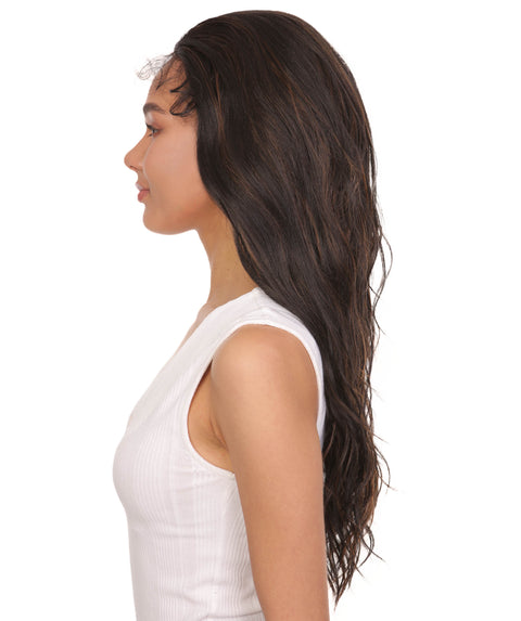Willow Black with Caramel Glamour Lace Wig