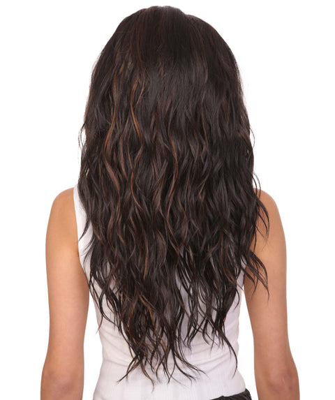 Willow Black with Caramel Glamour Lace Wig