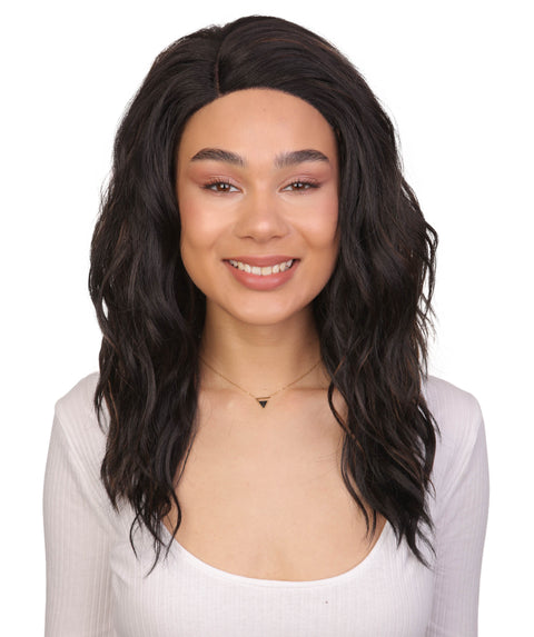 Riley Black with Caramel Glamour Lace Wig