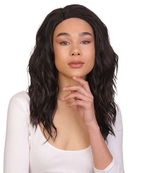 Riley Black with Caramel Glamour Lace Wig