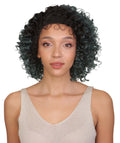 Talia Teal Green Blend Edge Afro Lace Wig