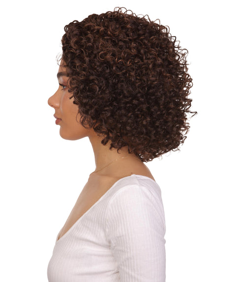 Talia Brown with Caramel Edge Afro Lace Wig