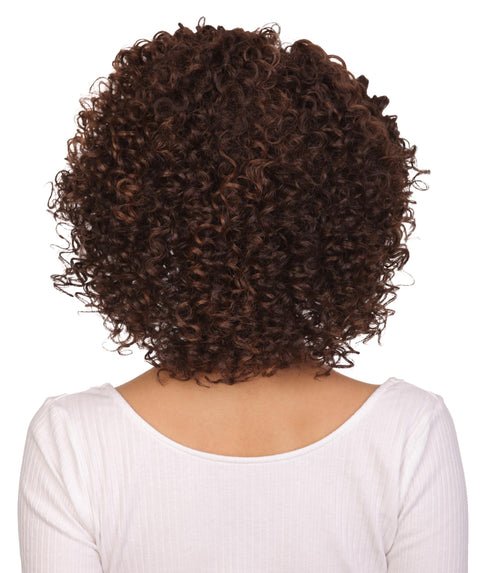 Talia Brown with Caramel Edge Afro Lace Wig