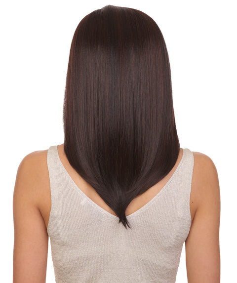 Gabriella Black and Dark Auburn Blend Lace Wig