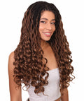 Andrea 25 Inch Copper Blonde Ombre Bohemian Braid wig
