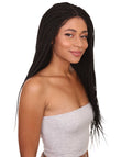 Nikkita Natural Black Twist Box Braids wig