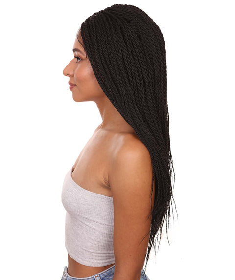 Nikkita Natural Black Twist Box Braids wig