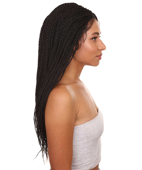 Nikkita Natural Black Twist Box Braids wig
