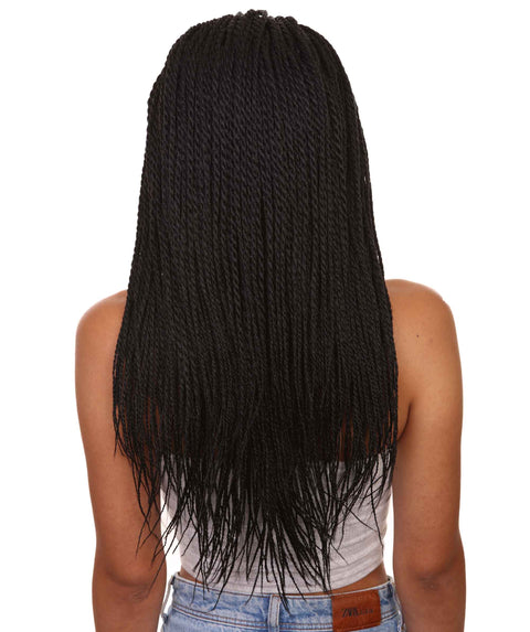 Nikkita Natural Black Twist Box Braids wig