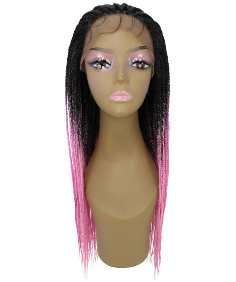Layla Dark Pink Synthetic HD Lace Wig wig