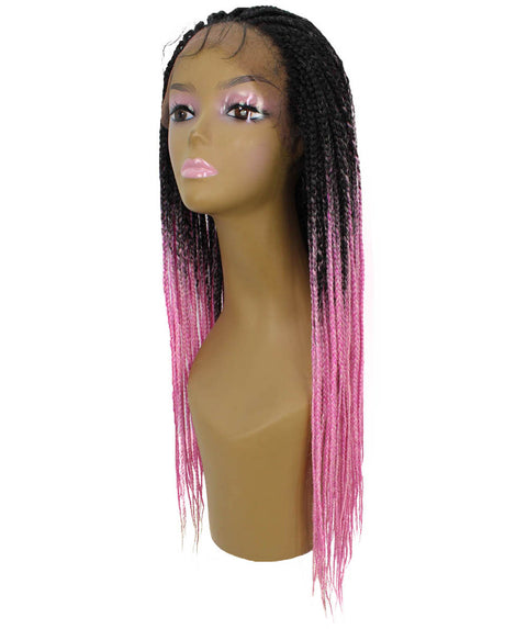 Layla Dark Pink Synthetic HD Lace Wig wig