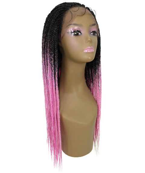 Layla Dark Pink Synthetic HD Lace Wig wig