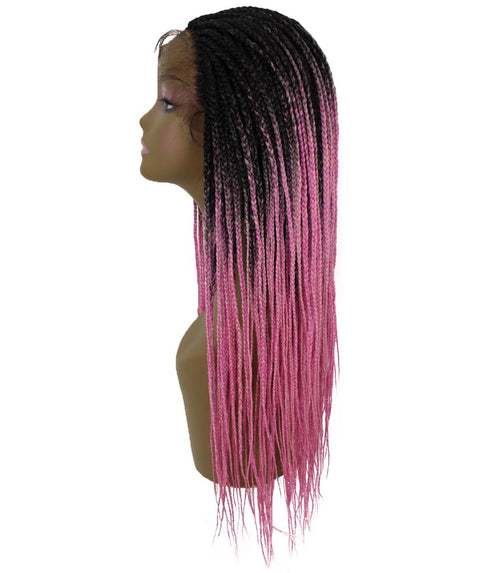 Layla Dark Pink Synthetic HD Lace Wig wig