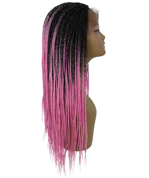 Layla Dark Pink Synthetic HD Lace Wig wig