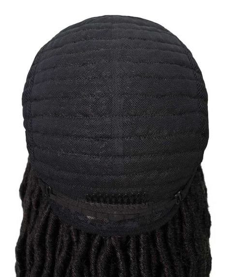 Human Hair Braided Lace Front Lightweight Wigs American