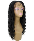 Andrea 25 Inch Black Bohemian Braid wig