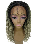 Andrea 25 Inch Grey Ombre Bohemian Braid wig