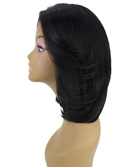 Mina Black Choppy Blowout Lace Wig
