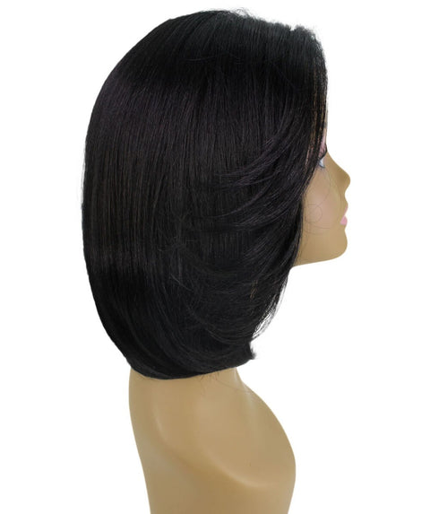 Mina Black Choppy Blowout Lace Wig