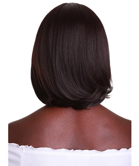 Mina Dark Brown Choppy Blowout Lace Wig