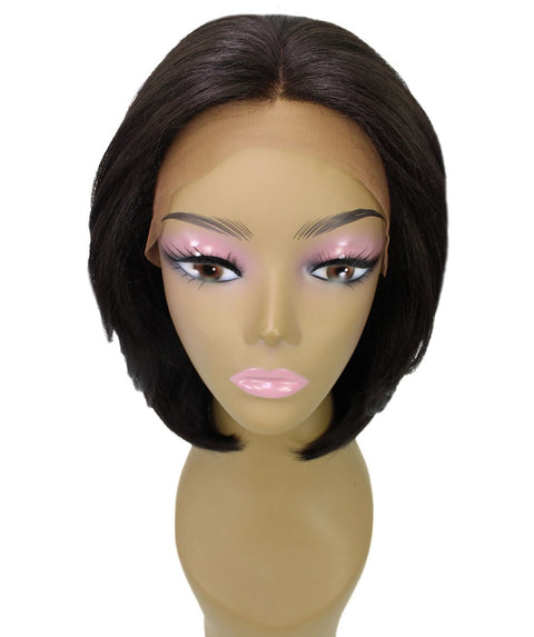 Mina Dark Brown Choppy Blowout Lace Wig