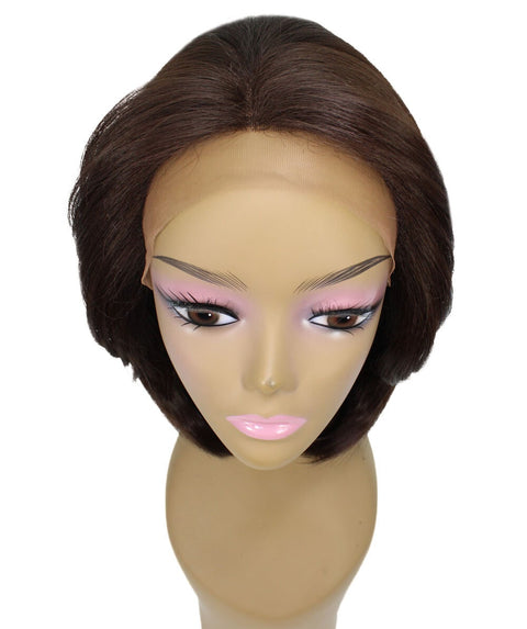 Mina Medium Brown Choppy Blowout Lace Wig