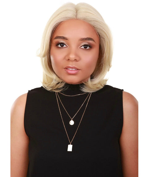 Mina Light Blonde Choppy Blowout Lace Wig