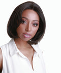 Mina Black with Golden Choppy Blowout Lace Wig