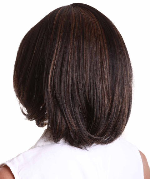 Mina Black with Golden Choppy Blowout Lace Wig
