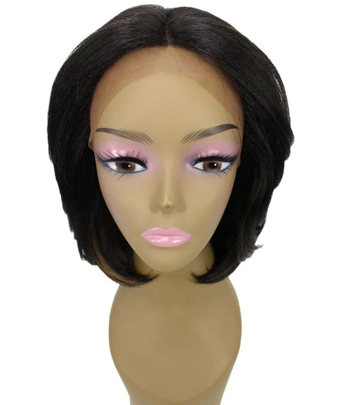 Mina Black with Golden Choppy Blowout Lace Wig