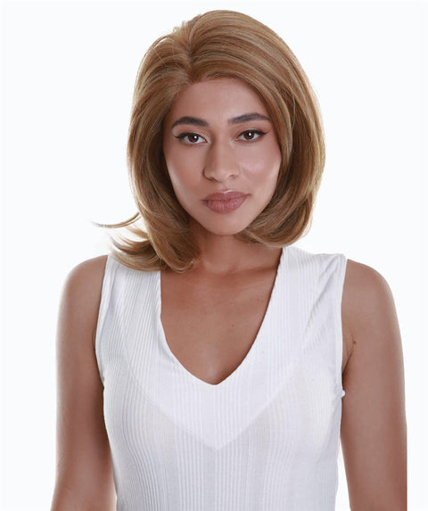 Mina Blonde Blend Choppy Blowout Lace Wig