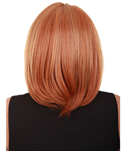Mina Strawberry Blonde Choppy Blowout Lace Wig