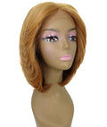 Mina Strawberry Blonde Choppy Blowout Lace Wig