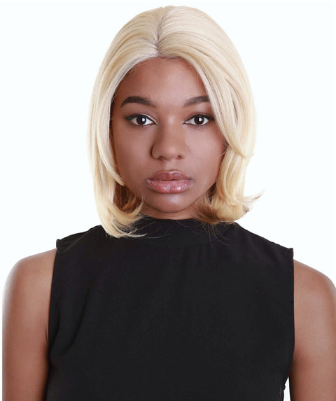 Mina Golden Dark Blonde Choppy Blowout Lace Wig