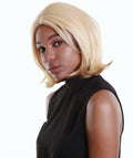 Mina Golden Dark Blonde Choppy Blowout Lace Wig