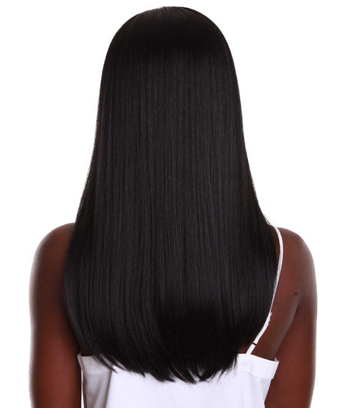 Long Curly Human Hair Lace Front Wigs with Bangs in USA