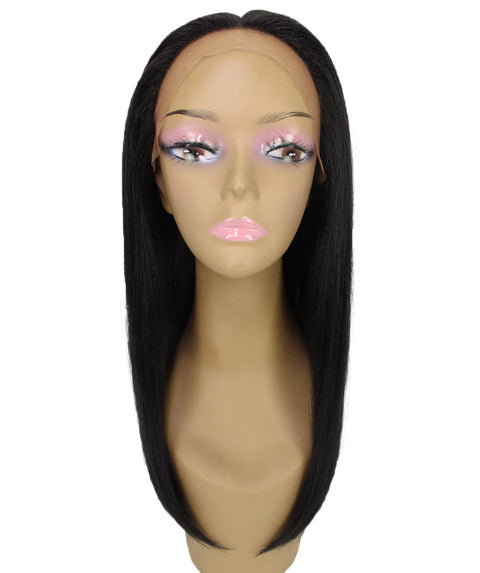 Long Curly Human Hair Lace Front Wigs with Bangs in USA