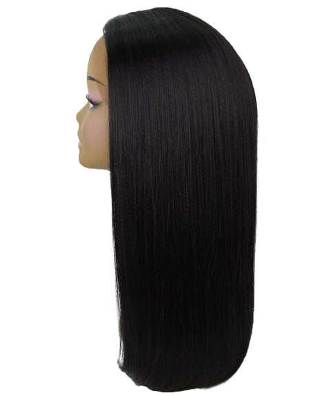 Long Curly Human Hair Lace Front Wigs with Bangs in USA