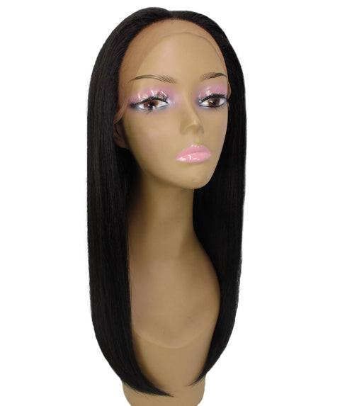 Long Curly Human Hair Lace Front Wigs with Bangs in USA