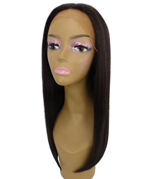 Long Curly Human Hair Lace Front Wigs with Bangs in USA