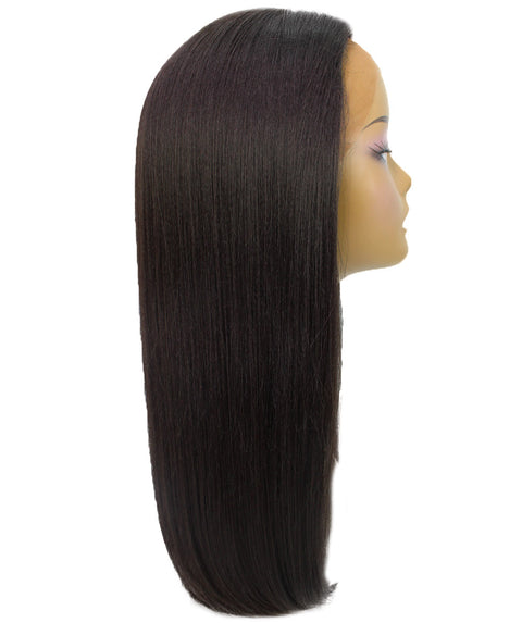 Long Curly Human Hair Lace Front Wigs with Bangs in USA