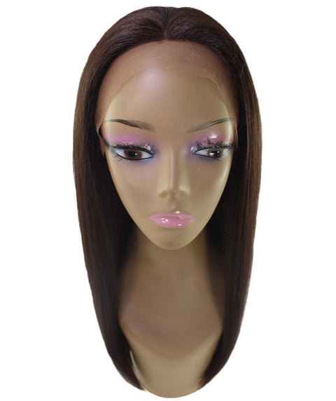 Long Curly Human Hair Lace Front Wigs with Bangs in USA