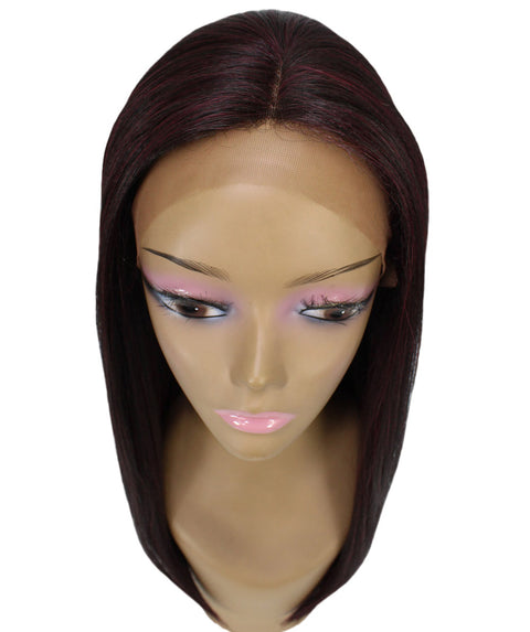 Long Curly Human Hair Lace Front Wigs with Bangs in USA