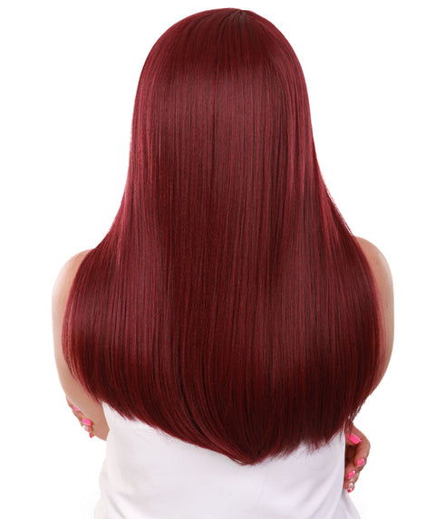 Long Curly Human Hair Lace Front Wigs with Bangs in USA