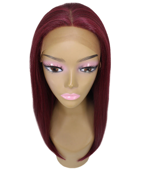 Long Curly Human Hair Lace Front Wigs with Bangs in USA