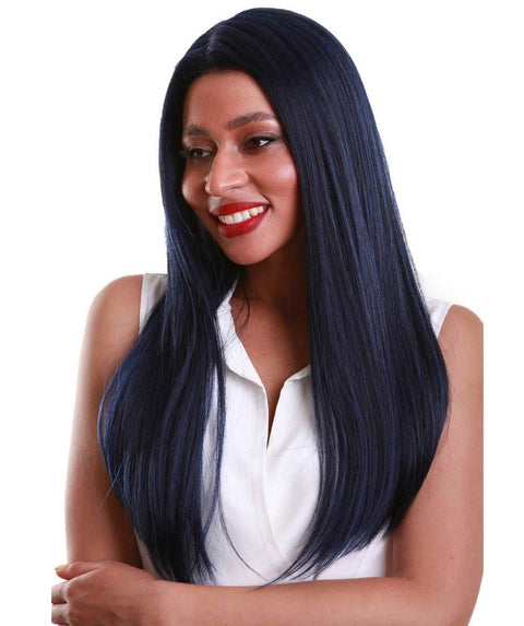 Long Curly Human Hair Lace Front Wigs with Bangs in USA